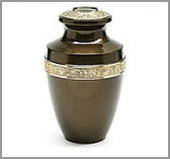 Brass urn