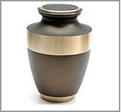 Brass urn