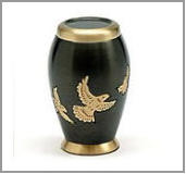 Brass urn