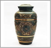 Brass urn