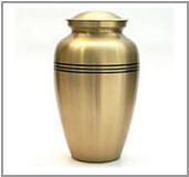 Brass urn