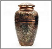 Brass urn