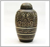 Brass urn