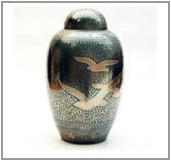 Brass urn