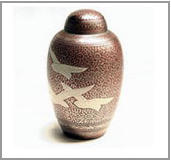 Brass urn