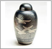 Brass urn
