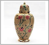 Brass urn