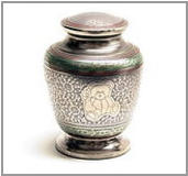 Brass urn