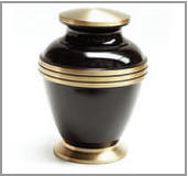 Brass urn