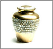 Brass urn