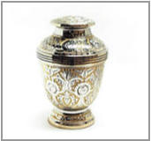 Brass urn