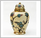 Brass urn