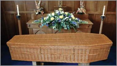 Bamboo Lattice coffin