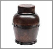 Wooden urn