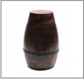 Wooden urn